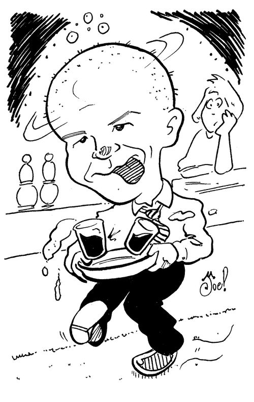A tipsy William Hague.
