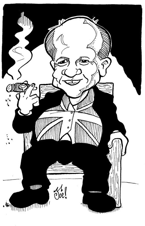 William Hague as Churchill.