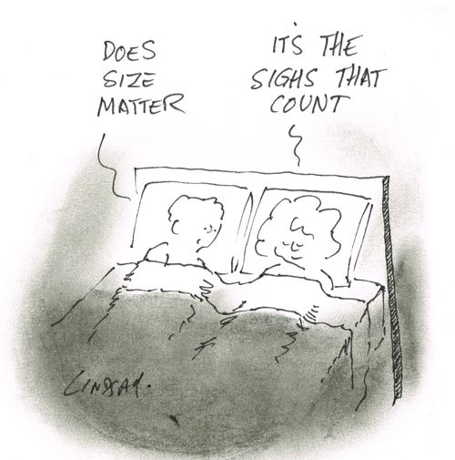 "It's the sighs that count."