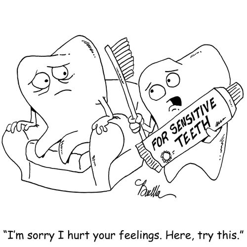 "I'm sorry I hurt your feelings. Here, try this."