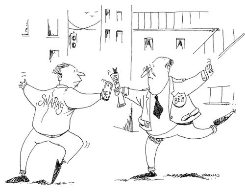 Baby boomer and millennial fighting