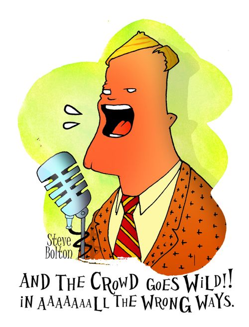 "And the crowd goes wild!! In all the wrongs ways."