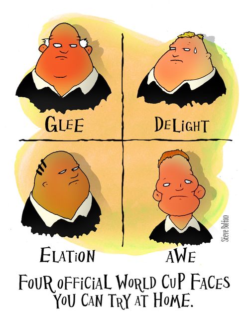 Four official World Cup faces you can try at home.
