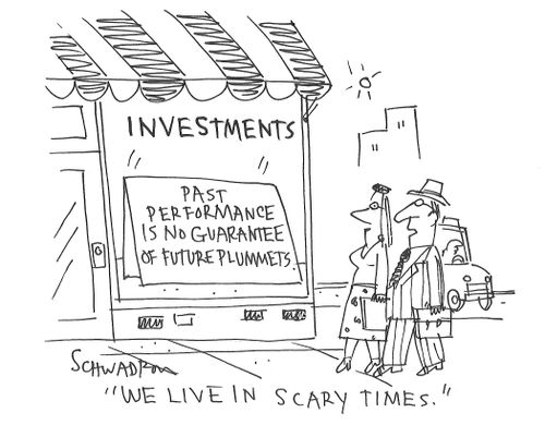 "We live in scary times."
