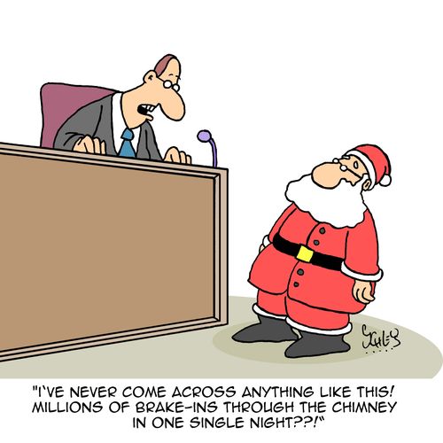 "I've never come across anything like this! Millions of brake-ins through the chimney in one single night??!"