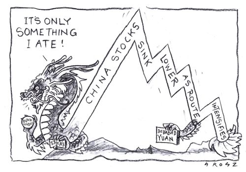 Chinese stock market jitters
