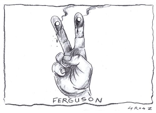 US justice deptartment issues Ferguson report.