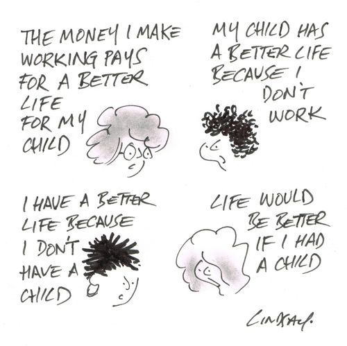 "The money I make working pays for a better life for my child." 