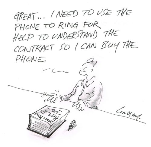 "Great...I need to use the phone top ring for help to understand the contract so I can buy the phone."
