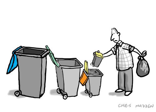 Russian doll style wheelie bins