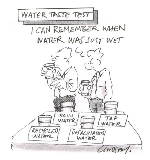"I can remember when water was just wet."