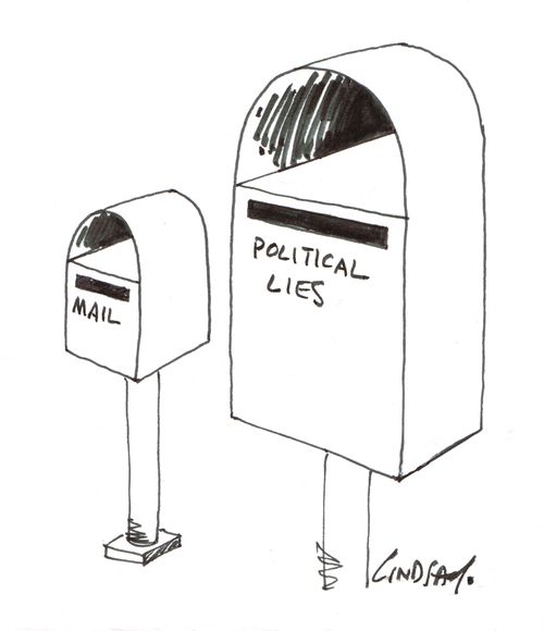 Mail & Political lies.