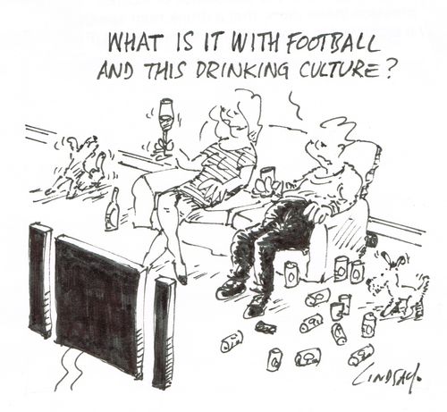 "What is it with football and this drinking culture?"