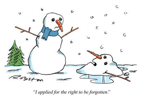 "I applied for the right to be forgotten."