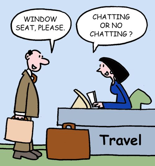 "Chatting or no chatting?"