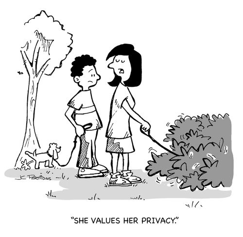 "She values her privacy."