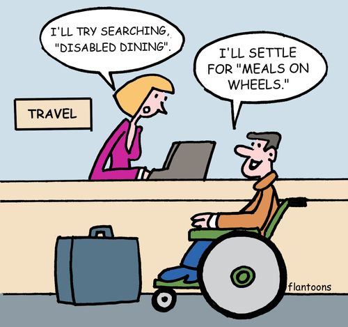 "I'll settle for 'meals on wheels'."