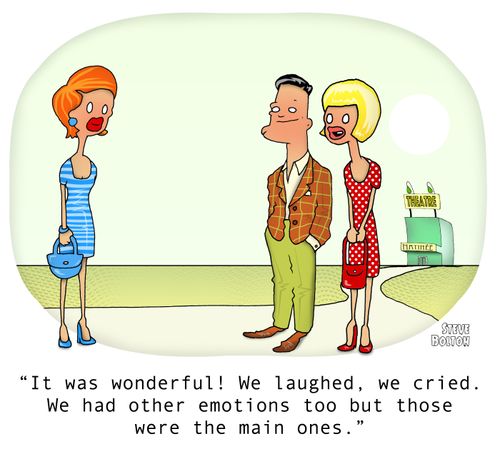 "It was wonderful! We laughed, we cried. We had other emotions too but those were the main ones."