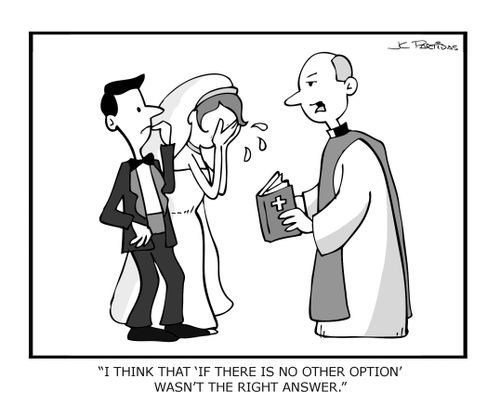 "I think that 'if there is no other option' wasn't the right answer."