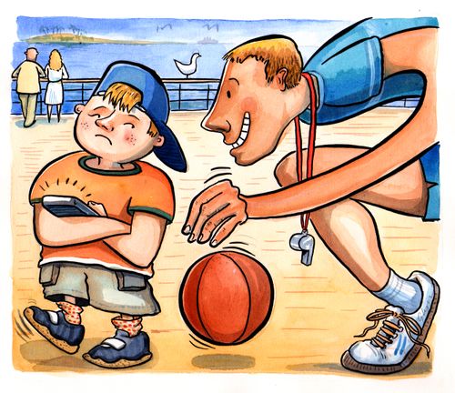 Trying to get kids into sports