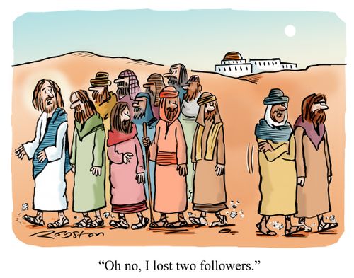 "Oh no, I lost two followers."