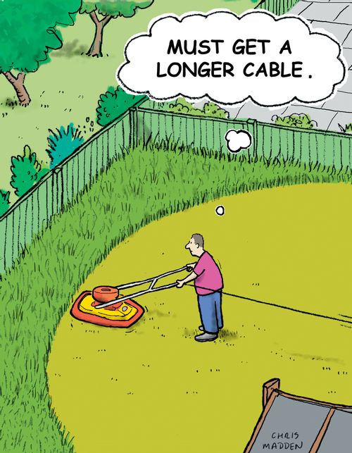 "Must get a longer cable."