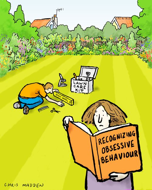 Recognising obsessive behaviour.