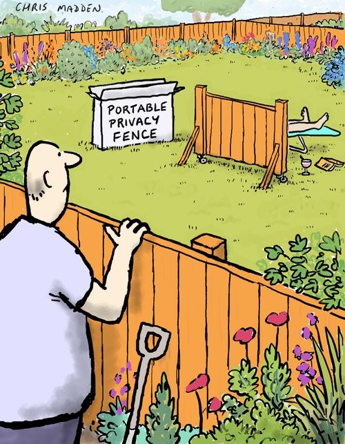 Portable Privacy Fence