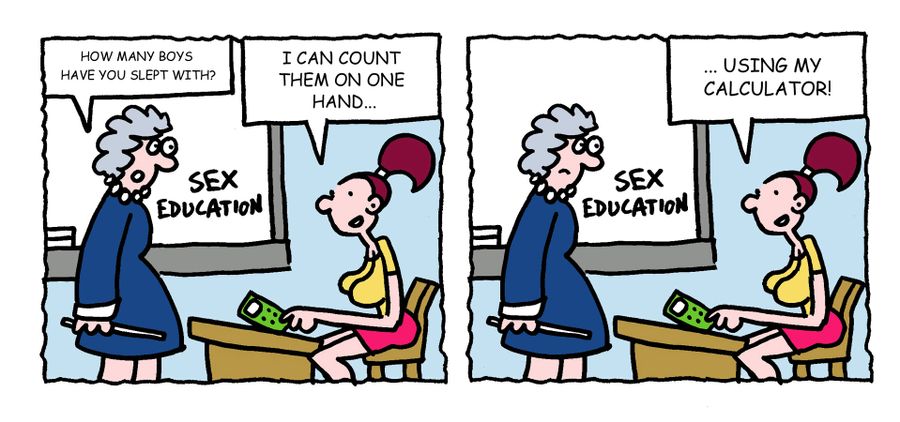 "I can count them on one hand...Using my calculator!"