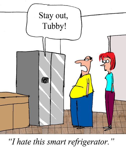 "I hate this smart refrigerator."