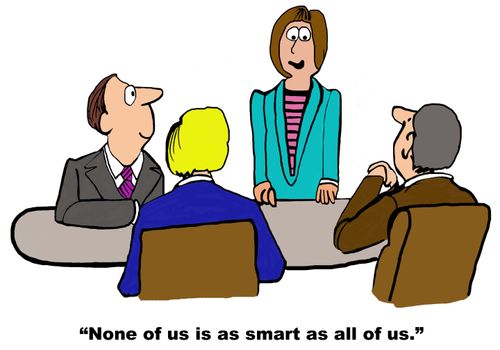 "None of us is as smart as all of us.2