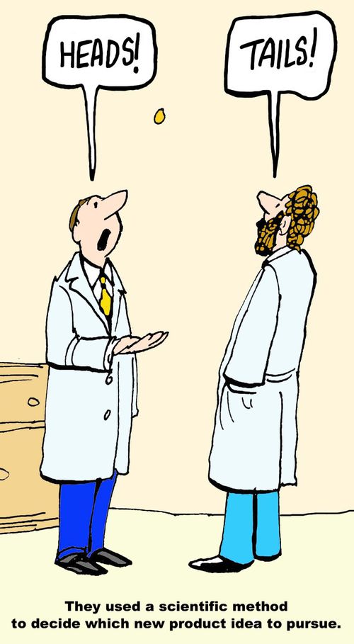 They used a scientific method to decide which new product idea to pursue.