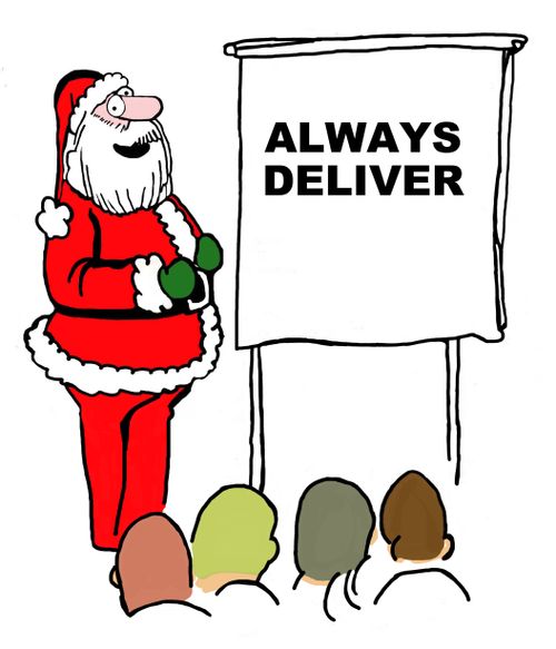 Santa Claus Always Delivers