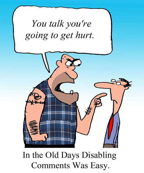 In the Old Days Disabling Comments Was Easy.