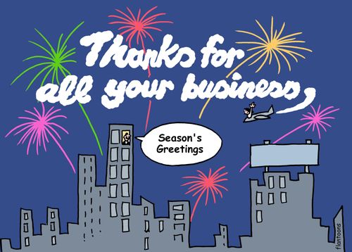 Thanks for all your business.