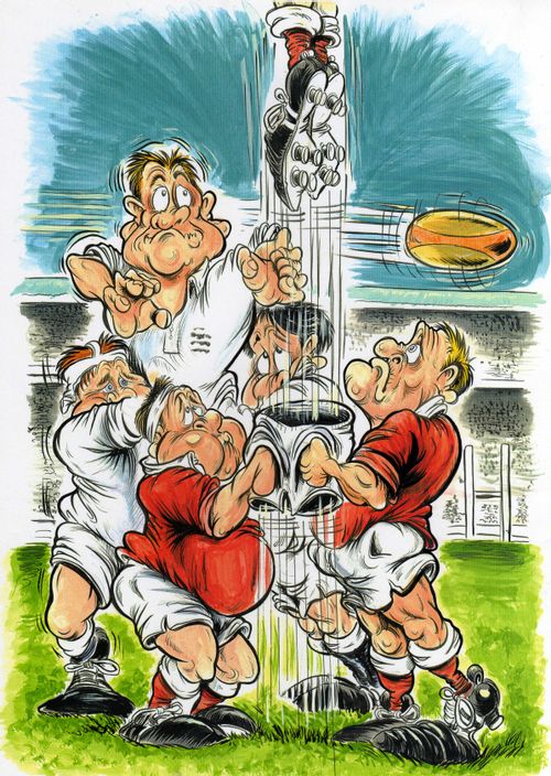 The Rugby Throw Up.