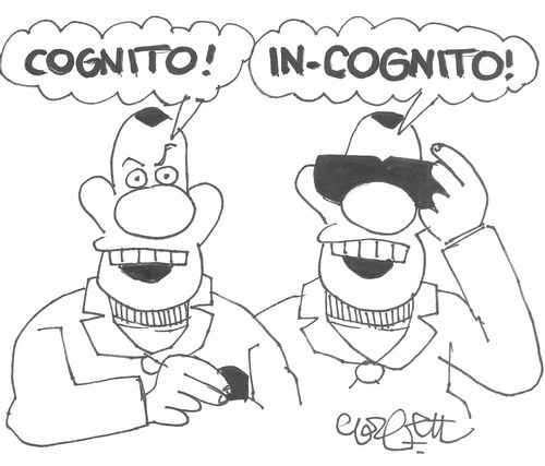 Cognito vs in-cognito 