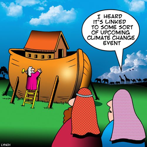 "I heard it's linked to some sort of upcoming climate change event."