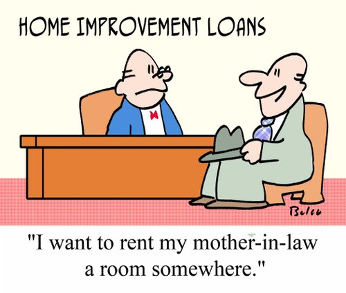 "I want to rent my mother-in-law a room somewhere."