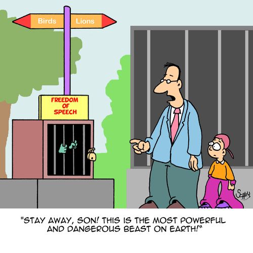 "Stay away, son! This is the most powerful and dangerous beast on earth."