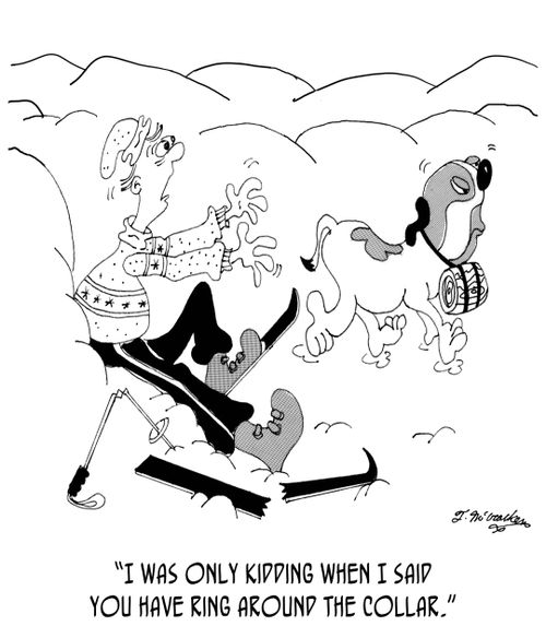 "I was only kidding when I said you have ring around the collar."