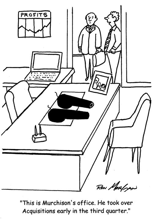 "This is Murchison's office. He took over Acquisitions early in the third quarter."