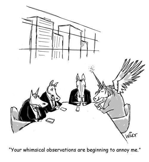 "You whimsical observations are beginning to annoy me."