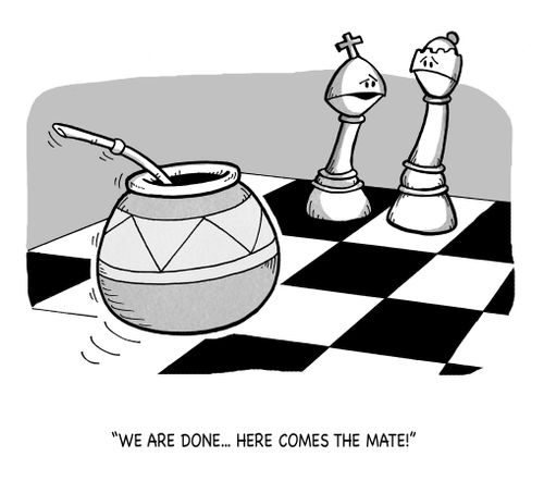 "We are done...here comes the mate!"