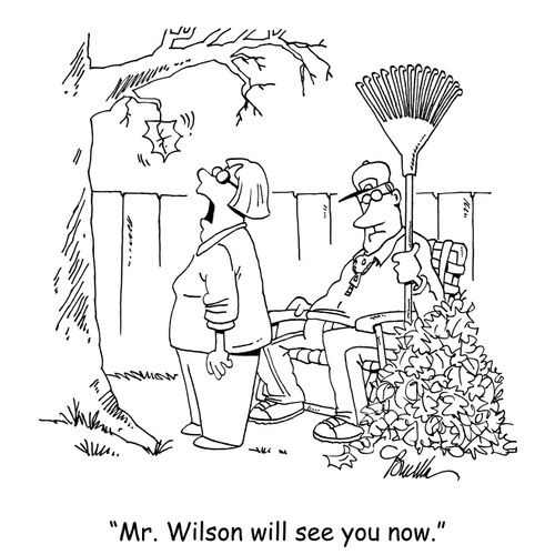 "Mr. Wilson will see you now."