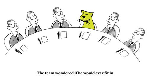 The team wondered if he would ever fit in.