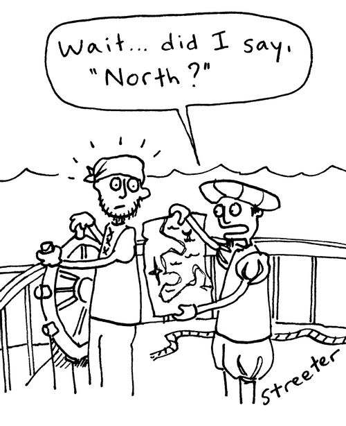 "Wait...Did I Say 'North'?"