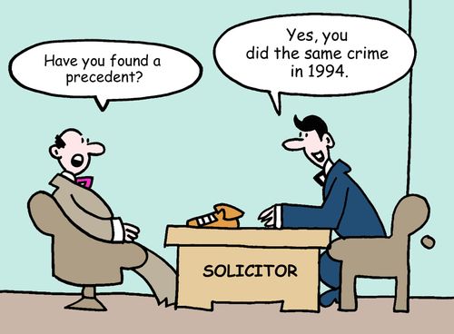 "Have you found a precedent?"