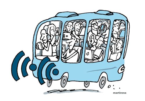 WIFI in public transport