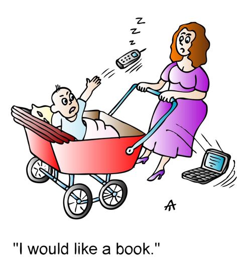 "I would like a book."